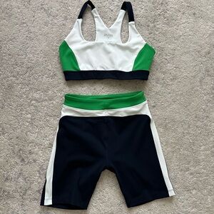 Splits59 biker shorts set with top size small like new